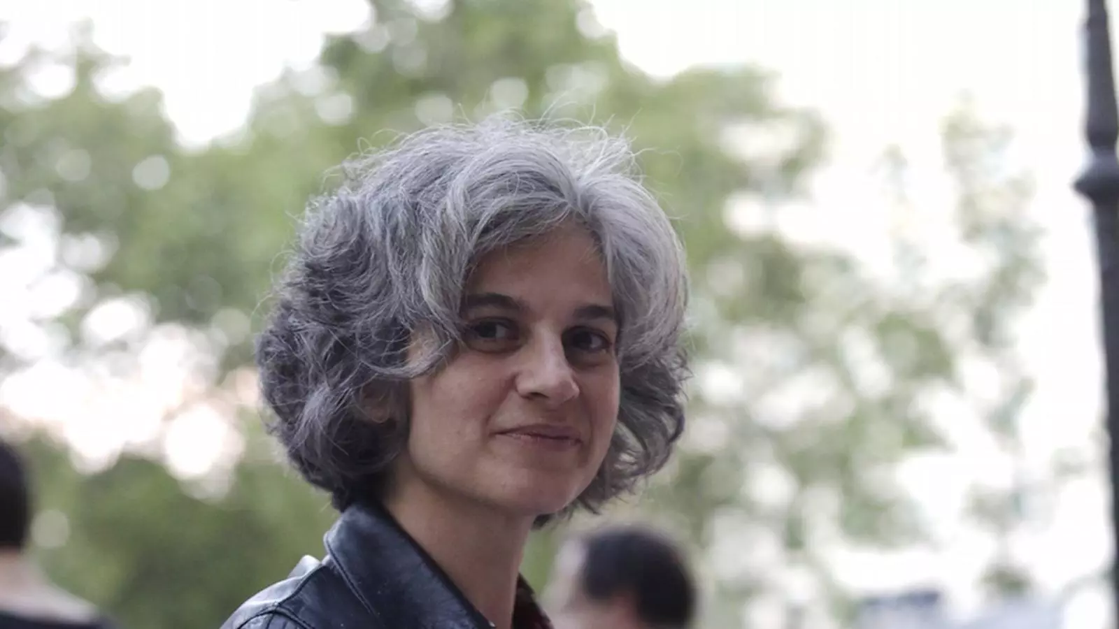 L'editora Maria Bohigas ahir a la parada de Sant Jordi / MANOLO GARCIA