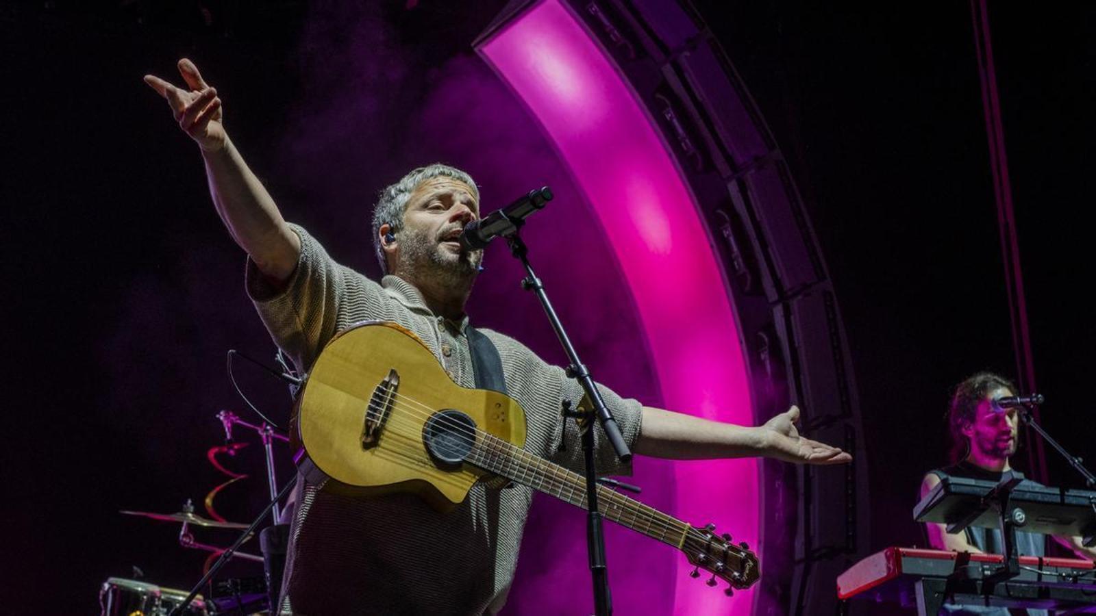 Oques Grasses at the Parc del Fòrum during the concert of the 150th anniversary of Estrella Damm, on May 16, 2026