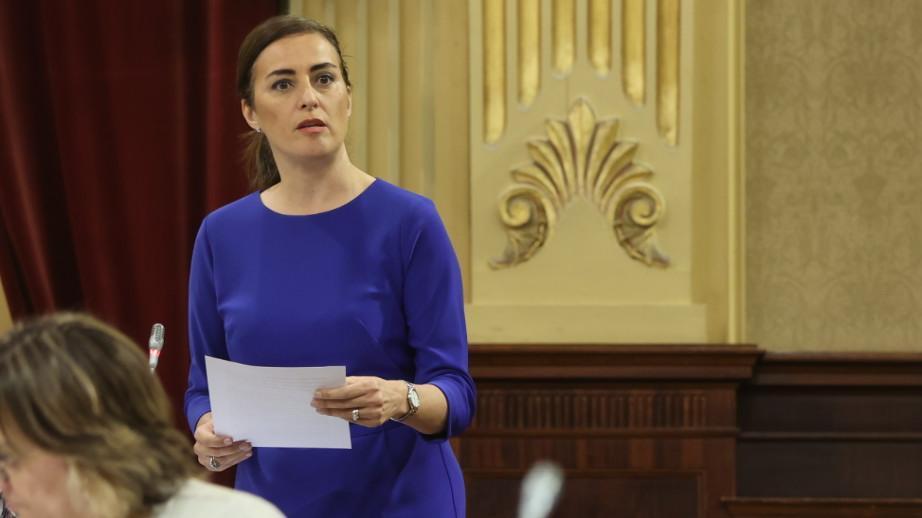 Idoia Ribas este martes en el Parlament