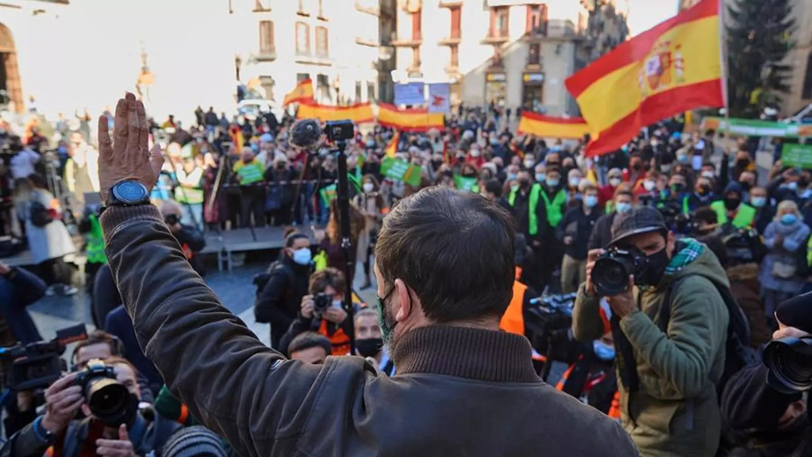 Abascal punxa en la celebració del Dia de la Constitució a Barcelona