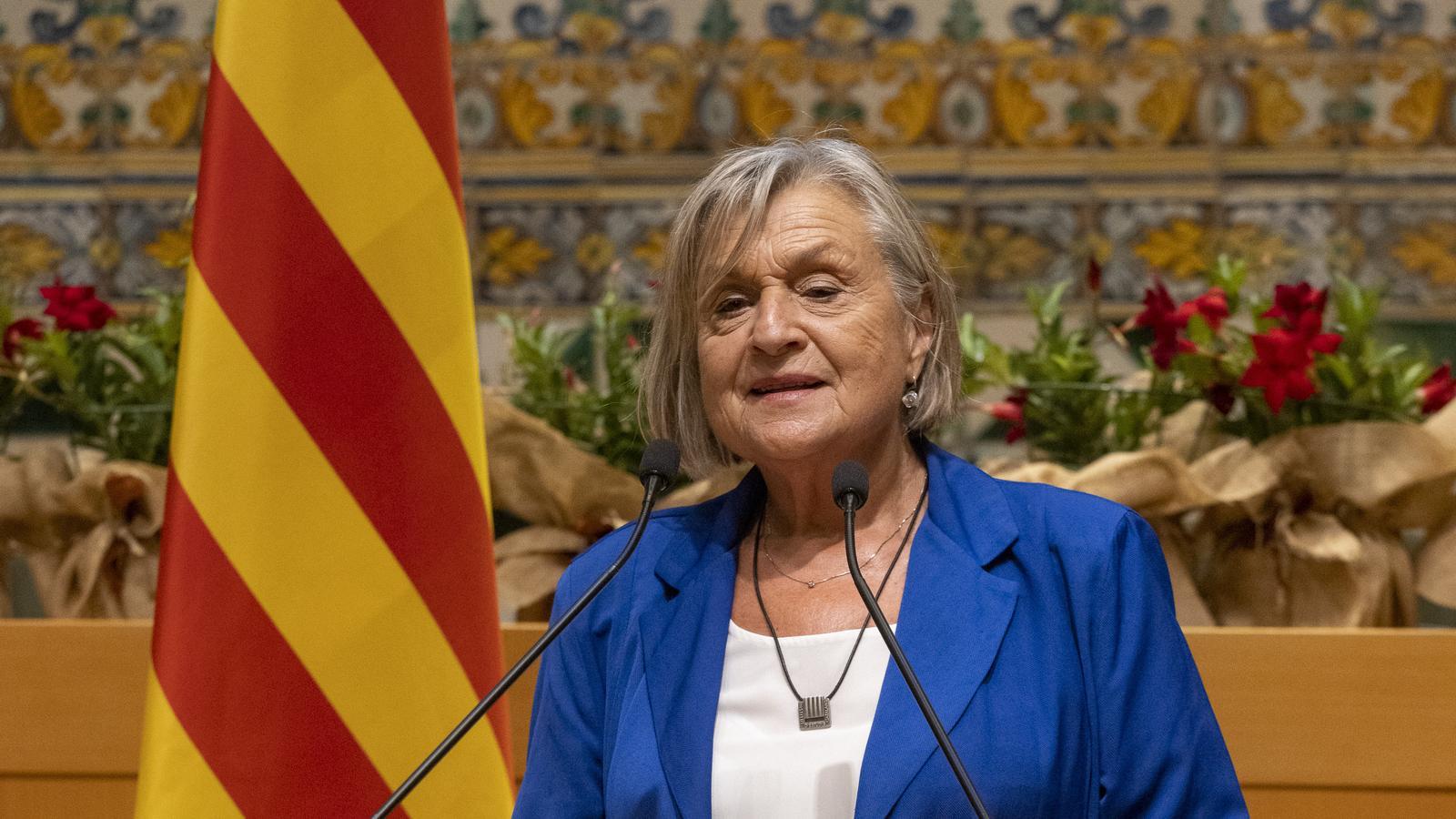 Teresa Cabré, president of the IEC.