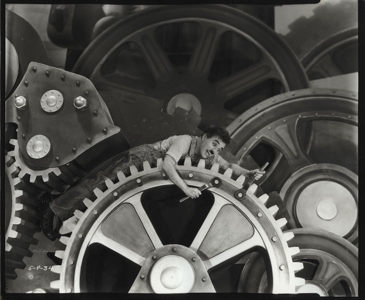 'Temps moderns', de Charles Chaplin formarà part de l'exposició que el CaixaForum dedicarà a les relacions entre l'art i el cinema