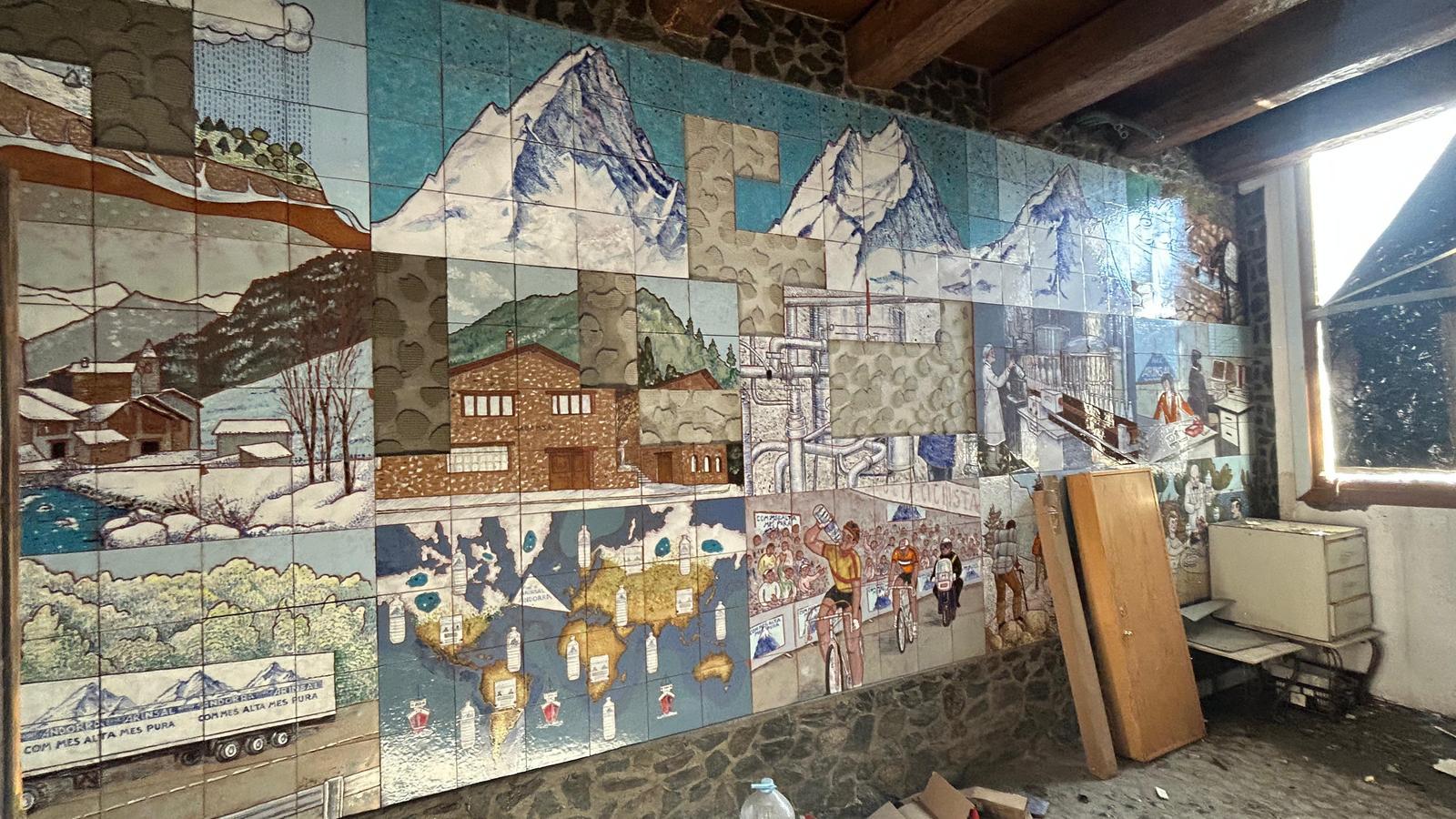 Mosaic de Sergi Mas a Arinsal.