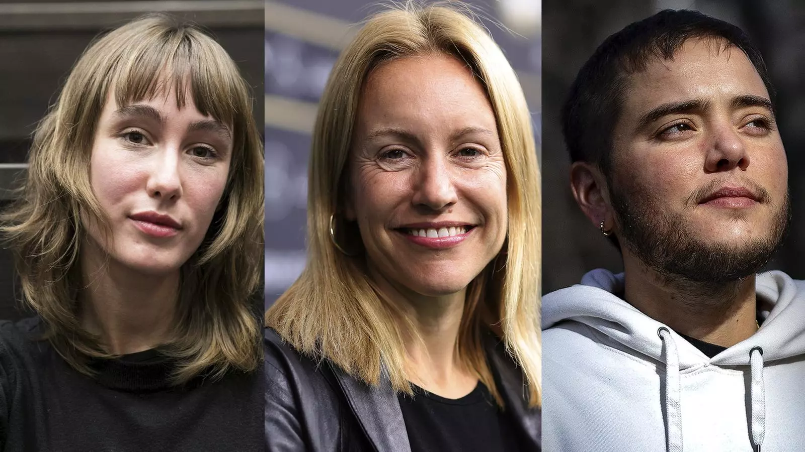 Alñmudena Amor, Alba Sotorra i Ian de la Rosa