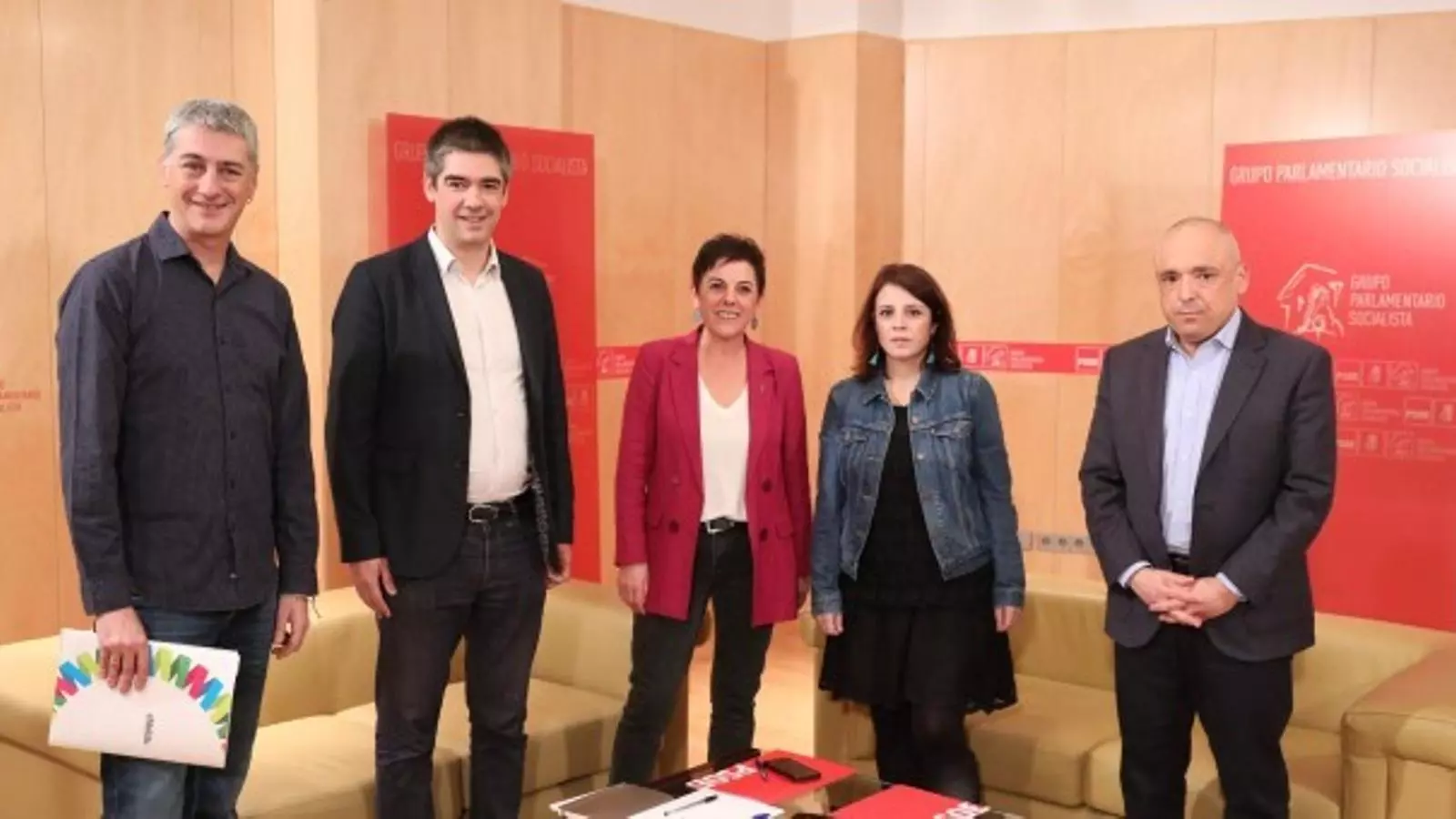 Representants del PSOE i EH Bildu, en una imatge d'arxiu