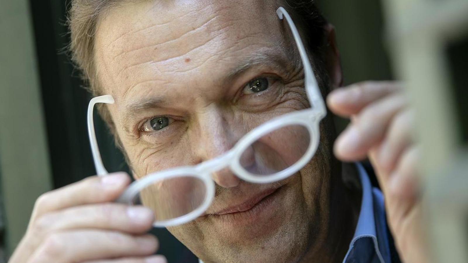 Jordi Mateu, CEO de Summa Branding, durante una entrevista en Barcelona.