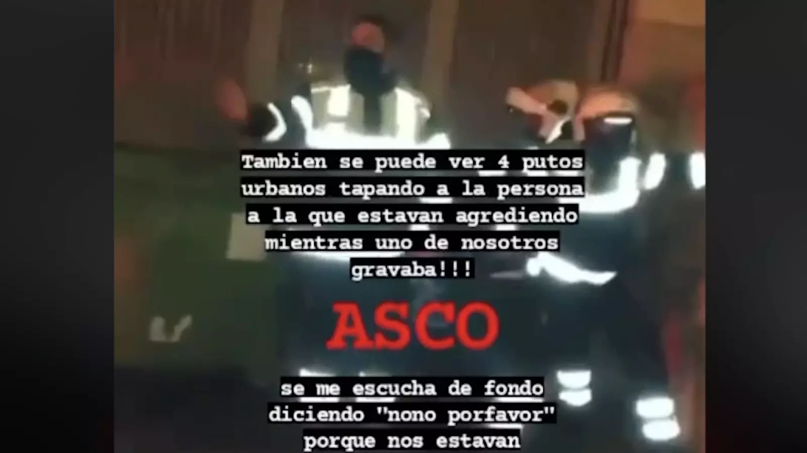 'Frame' del vídeo de la baralla a Escaldes-Engordany.