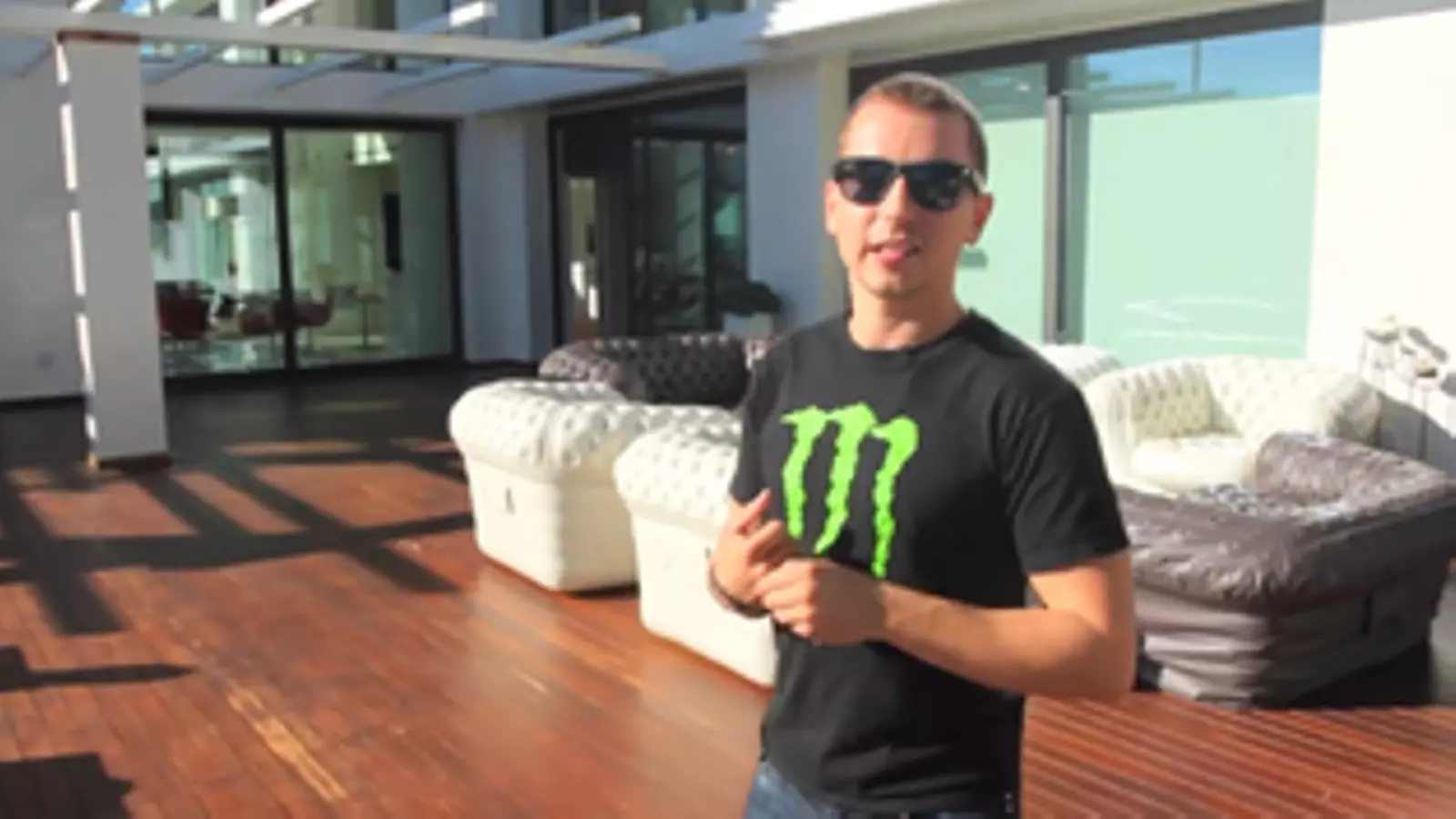 Jorge Lorenzo a la seva mansió