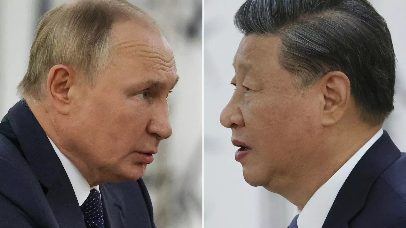 El president rus, Vladimir Putin, i el seu homòleg xinès, Xi Jinping