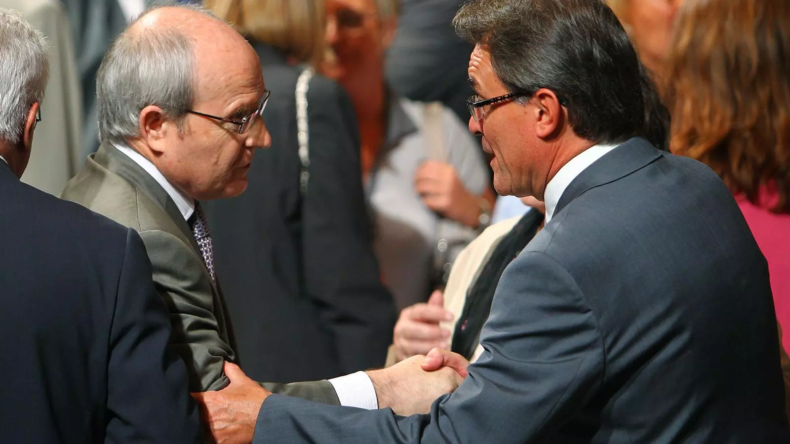 José Montilla i Artur Mas en una imatge d'arxiu.