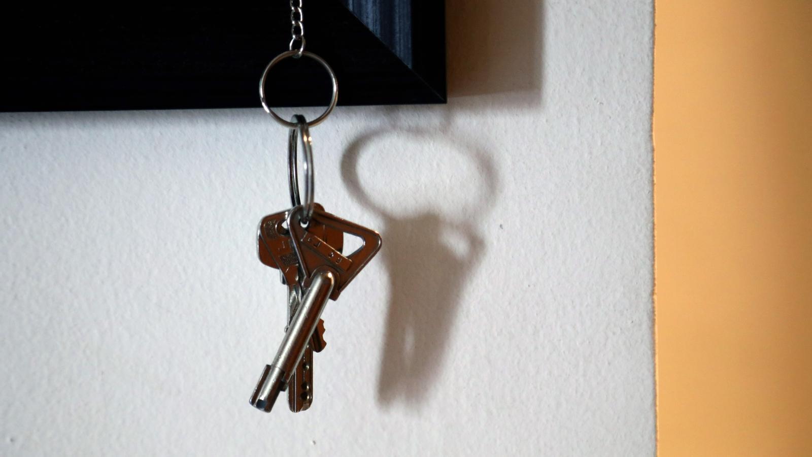 El llavero de una vivienda.