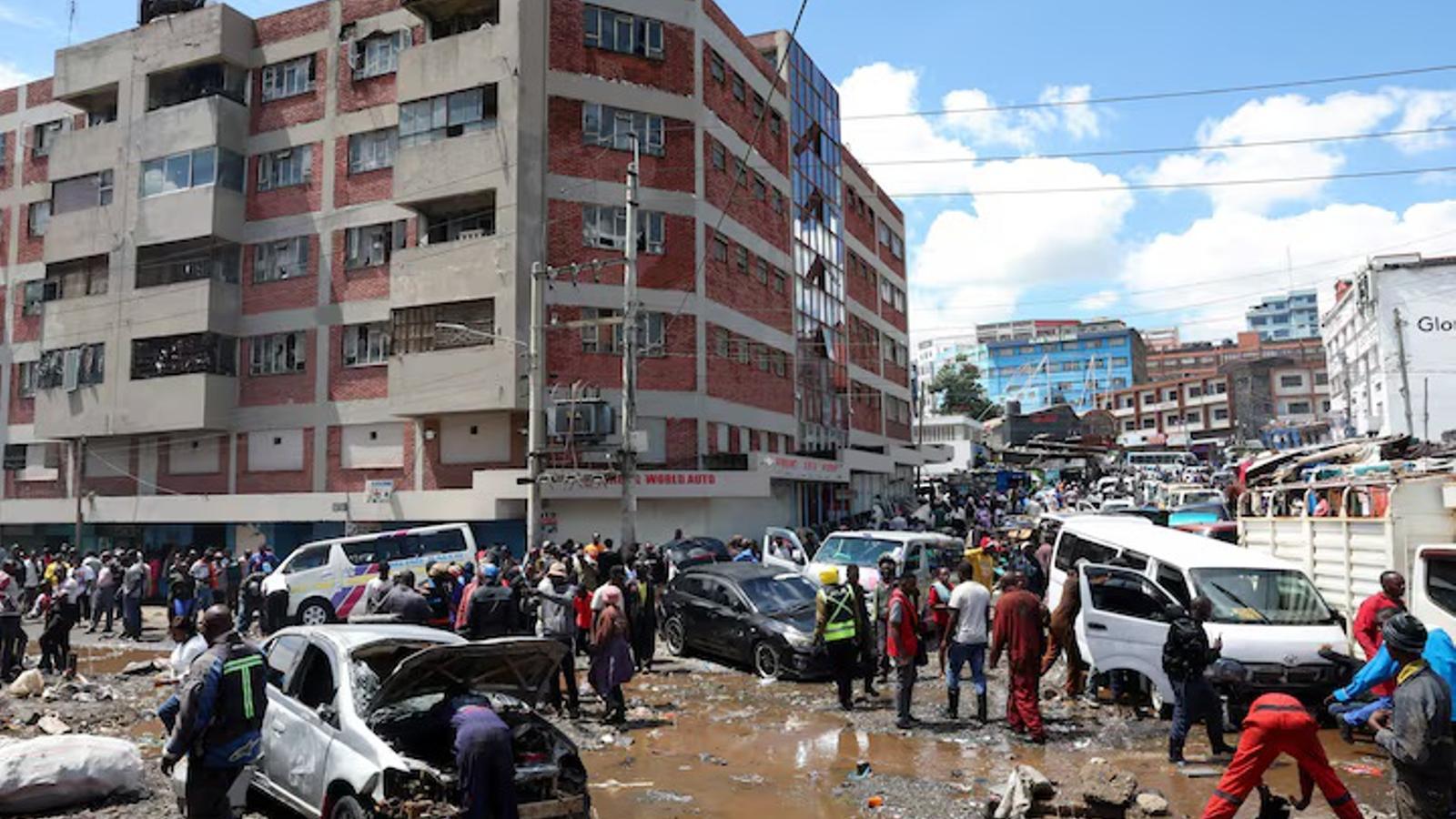 Floods in Nairobi.