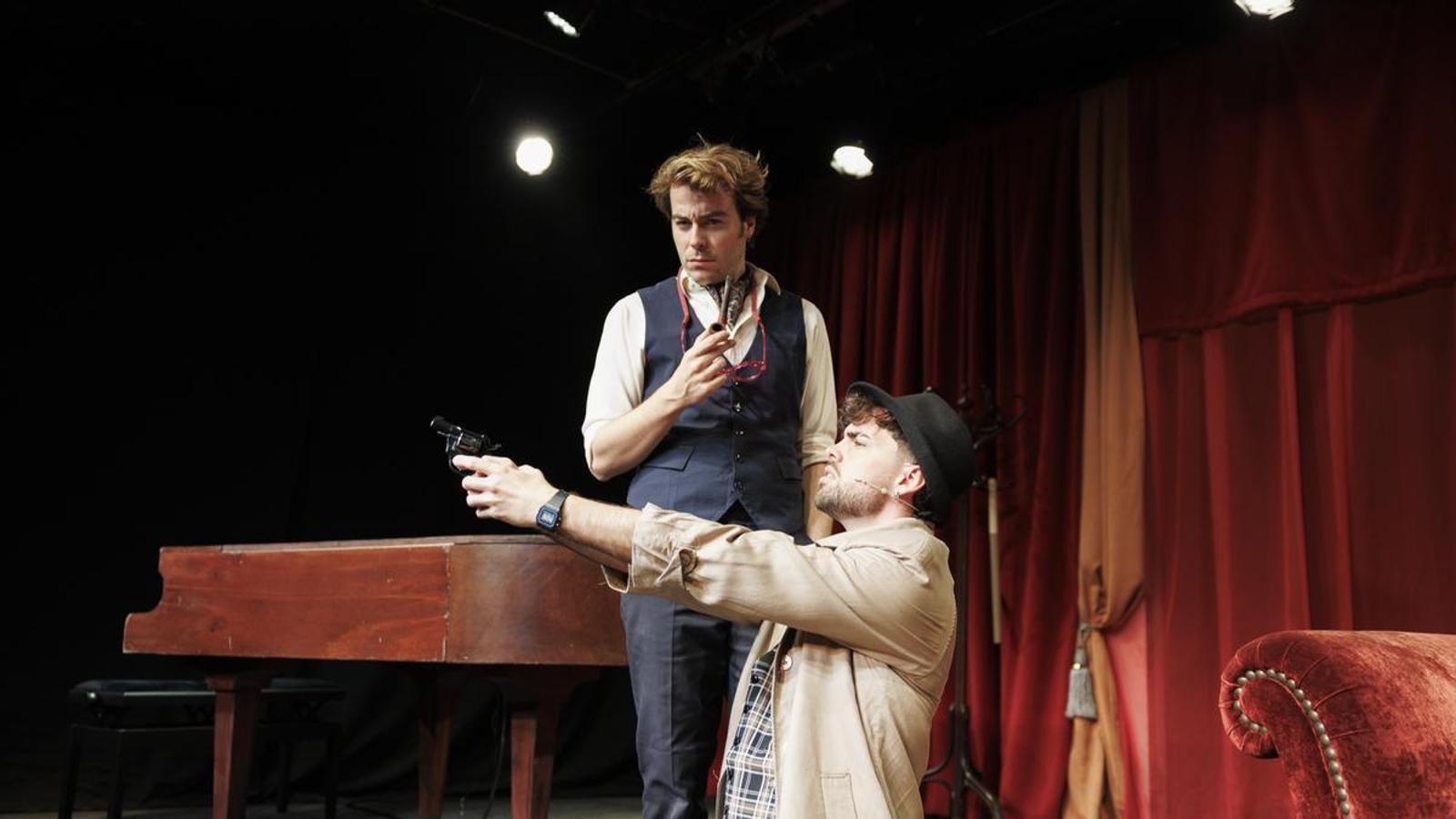 A scene from 'Murder for Two'.