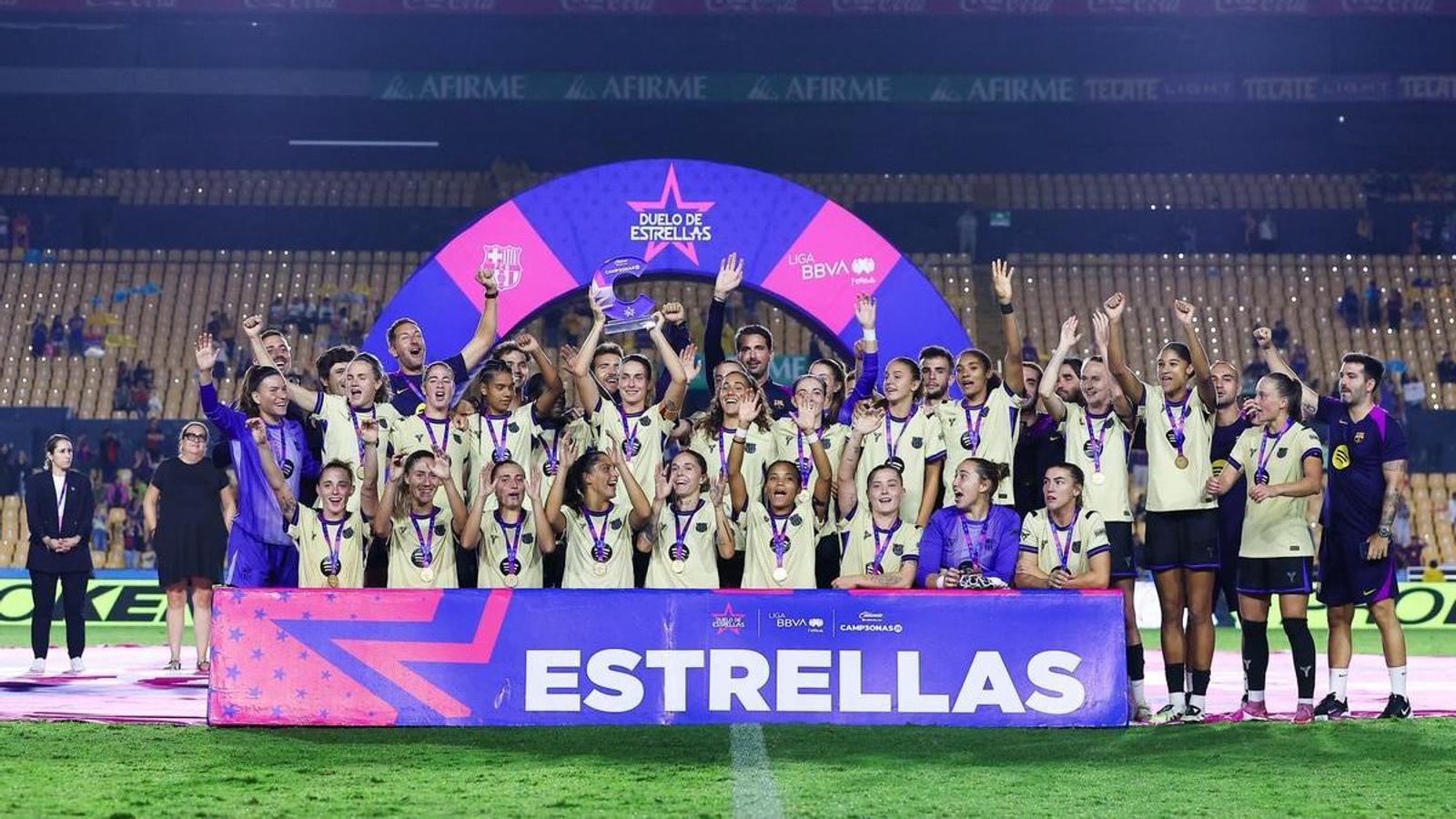 Barça women's team wins their first match in Mexico on penalties (2-2)