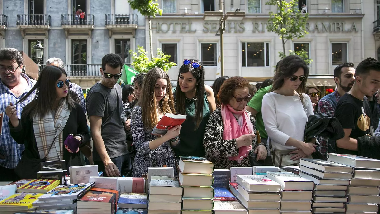 Diada de Sant Jordi a Barcelona