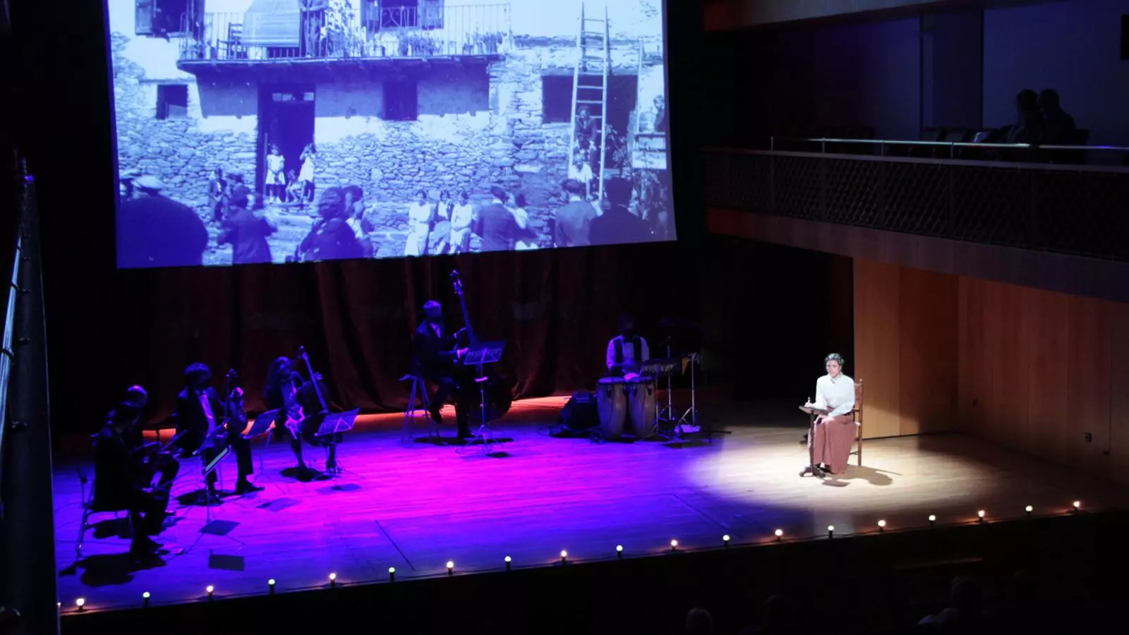 Un moment de la primera actuació de l'Ordino Clàssic, 'Música per a la memòria'. / M. P. (ANA)