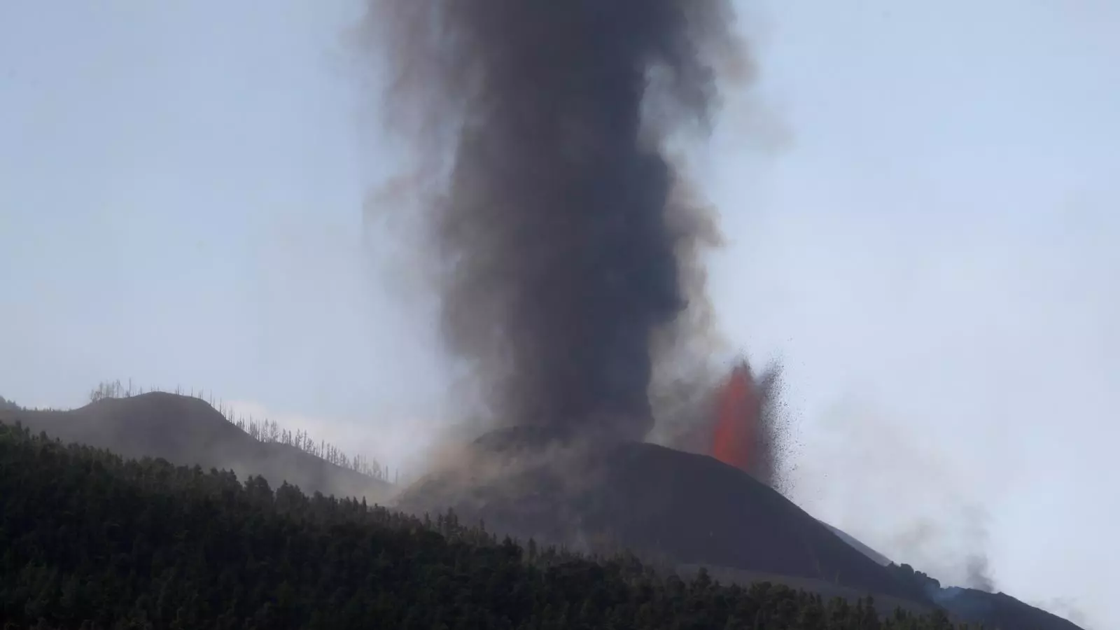 L'erupció en La Palma, esta mañana