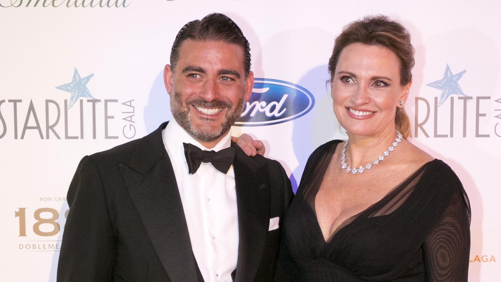 Matias Urrea i Ainhoa Arteta a la gala Starlite de Marbella l'any 2018