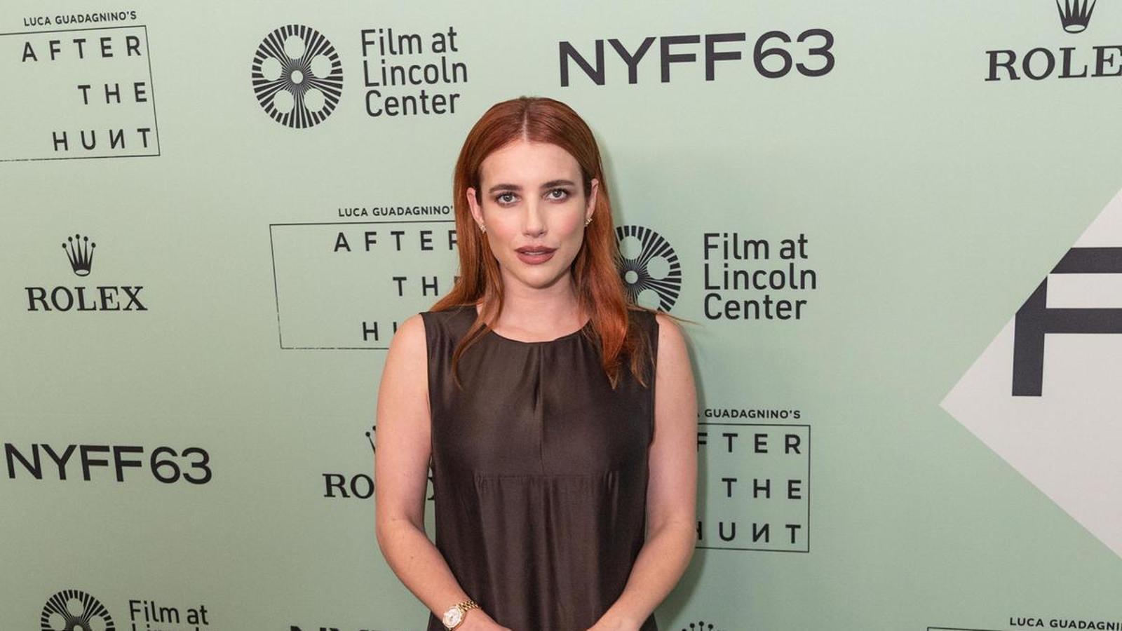 Emma Roberts en el estreno de 'After the hunt' en Nueva York.
