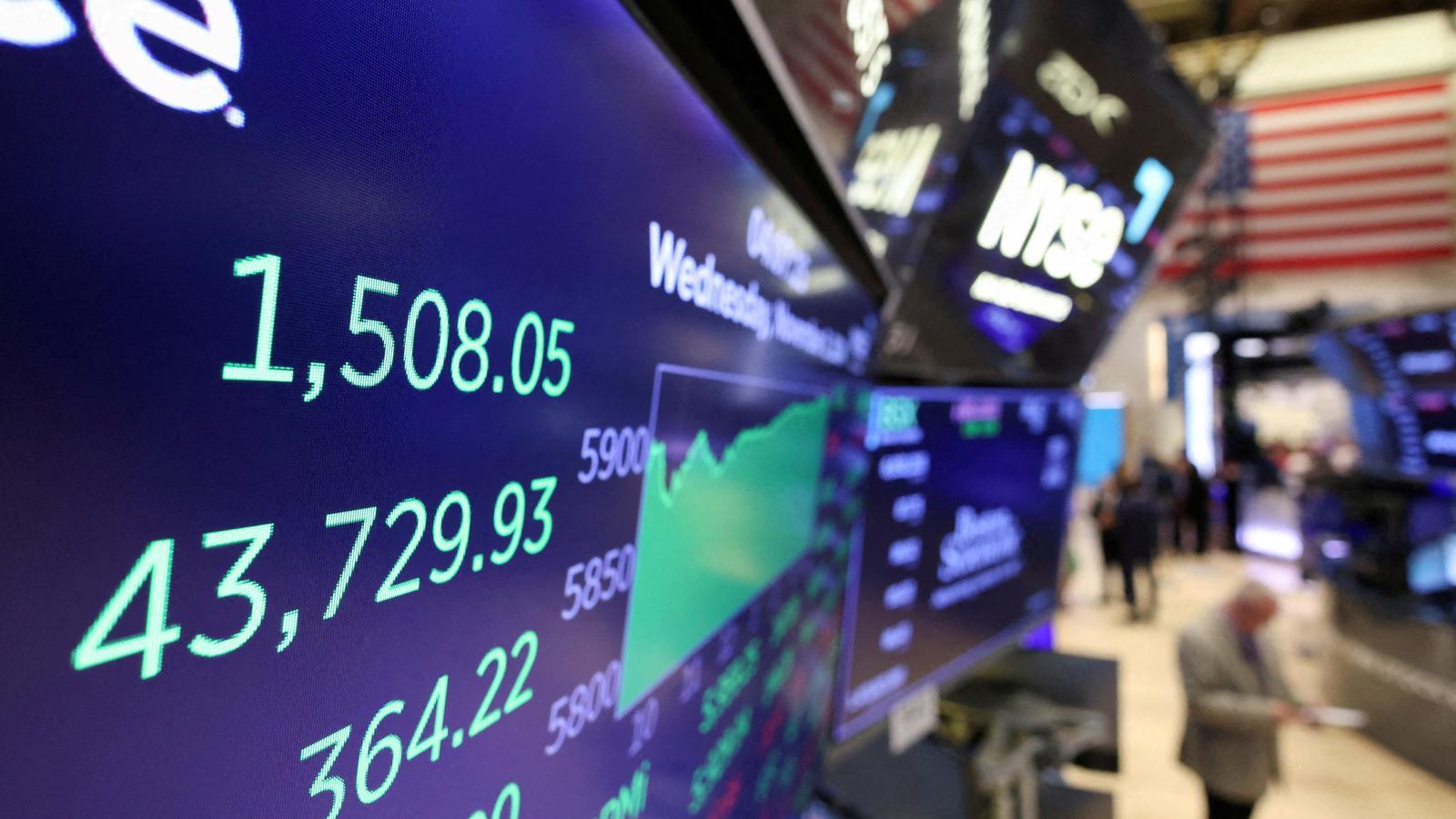 An image of the New York Stock Exchange.