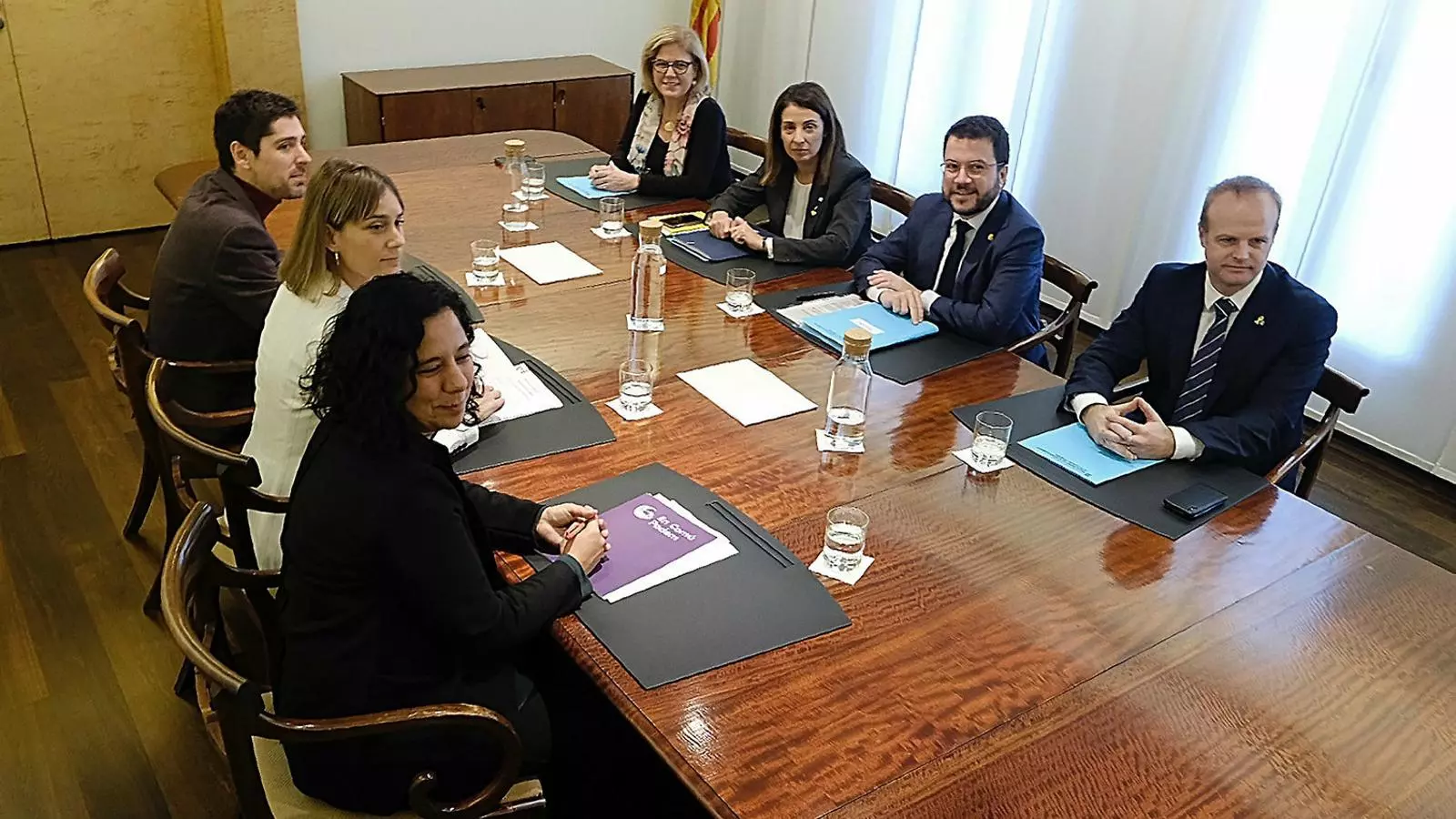 Presentació de l’acord entre el Govern i En Comú Podem.