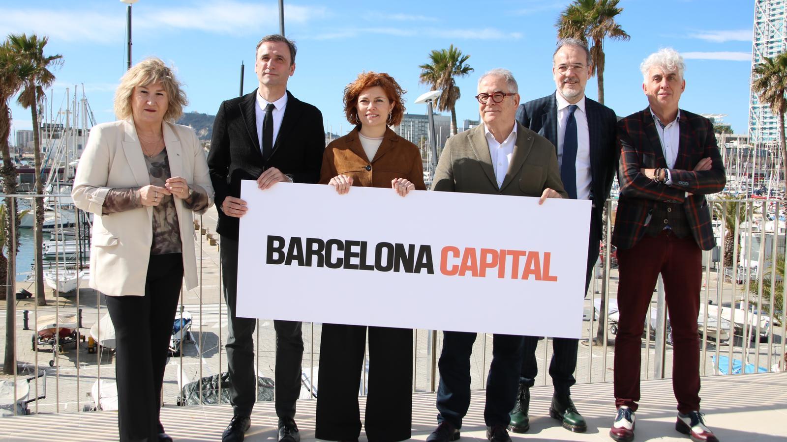 Presentation of the “Barcelona capital” program.