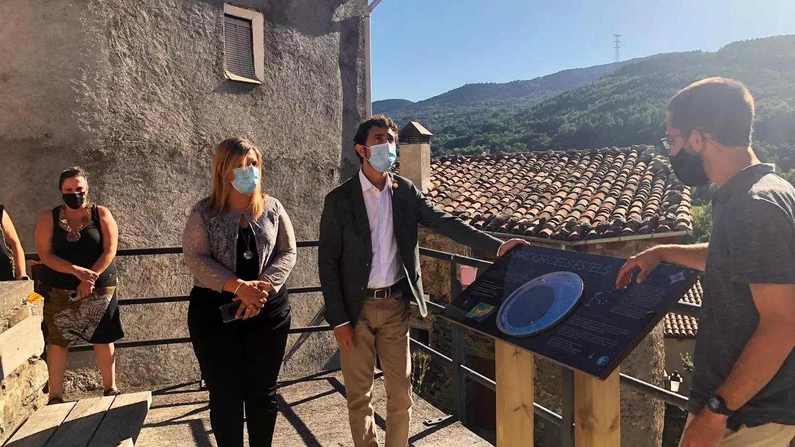 Inauguració del mirador astronòmic interpretatiu de Vilaller. / TERRITORI