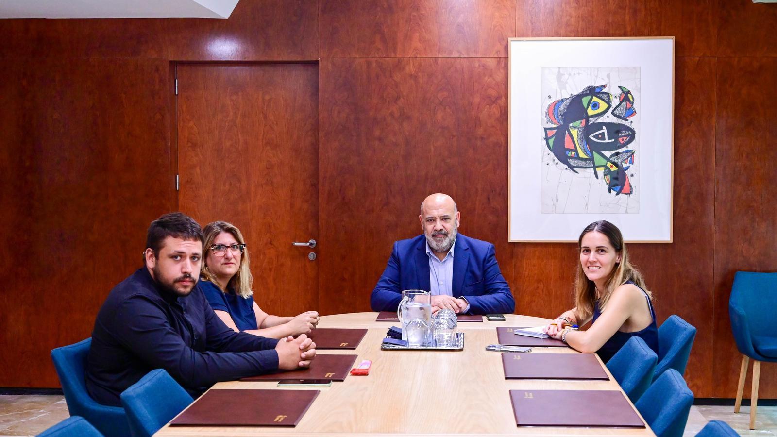 Reunió de Ben Amics amb el batle de Palma