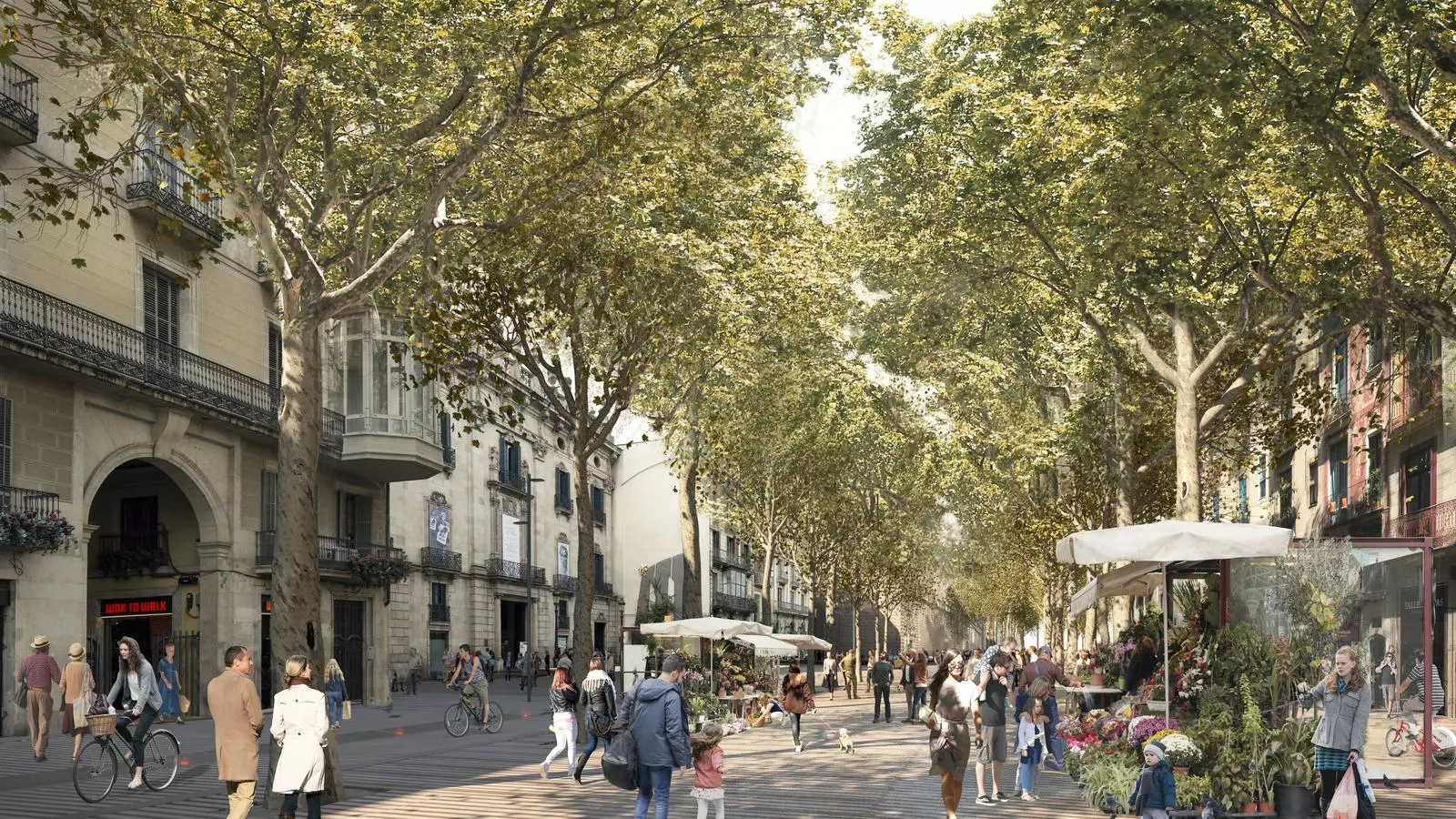 La reforma de la Rambla: un únic carril de trànsit i voreres més amples