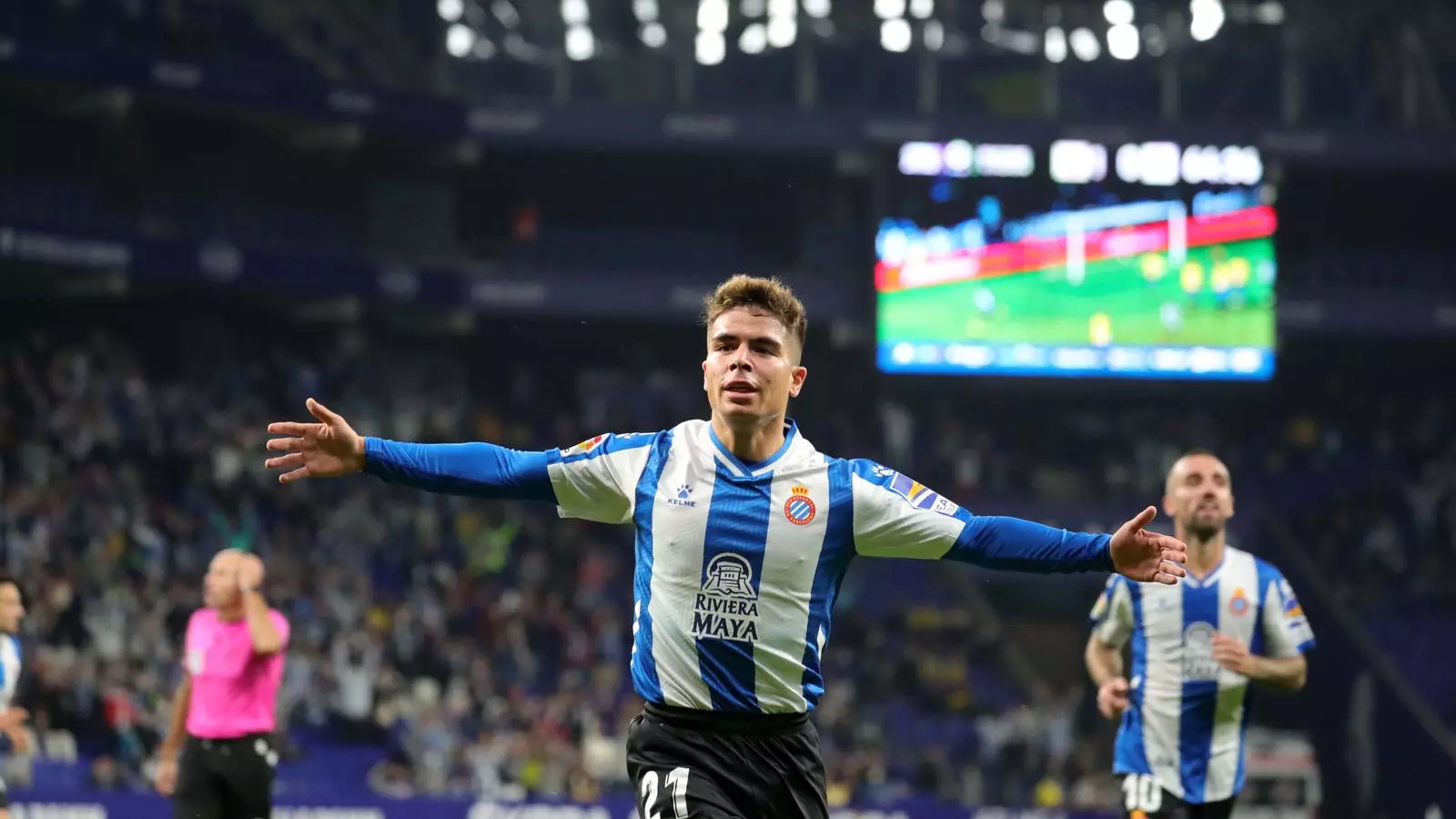 Melamed ha marcat el seu primer gol a Primera amb l'Espanyol