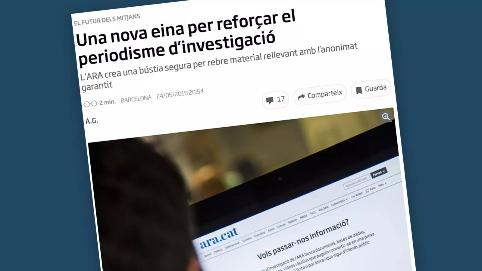 L'anàlisi d'Antoni Bassas: 'El cas Arrufat i la confiança en l’ARA'