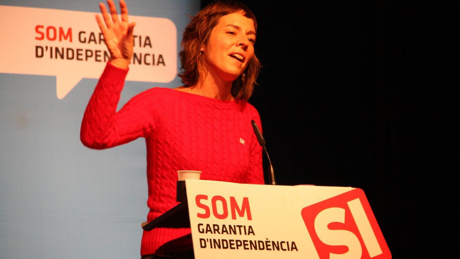 La nova presidenta de Solidaritat, Núria Cadenes.