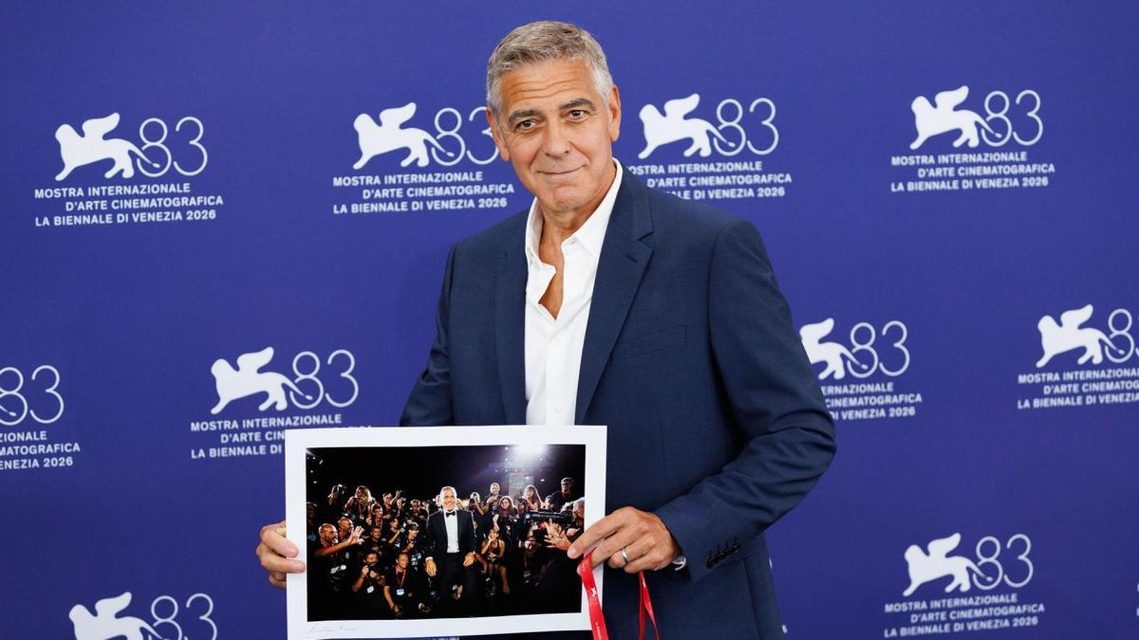George Clooney at the Venice Film Festival 2026.