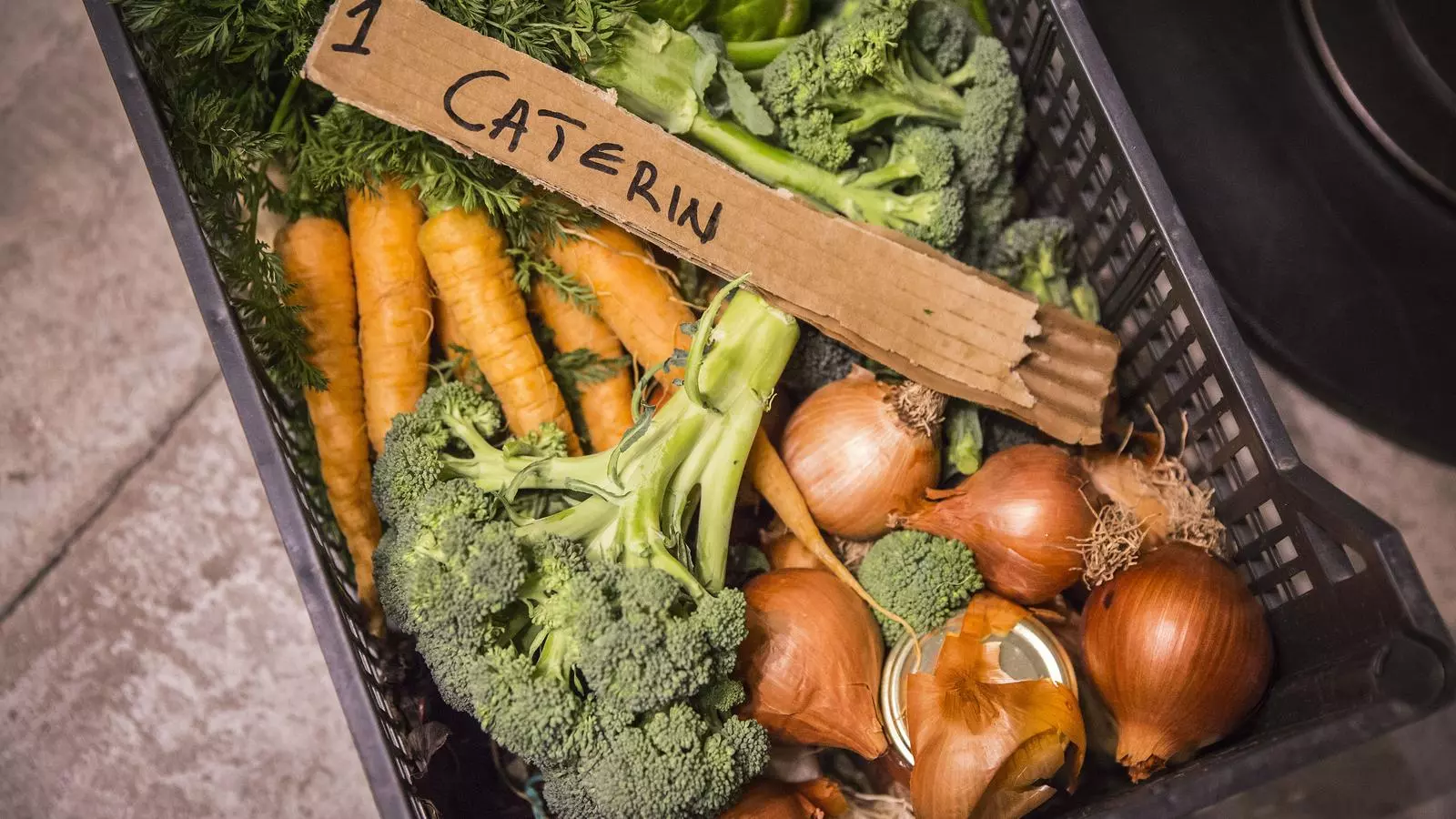 Una cistella de productes ecològics ja preparada