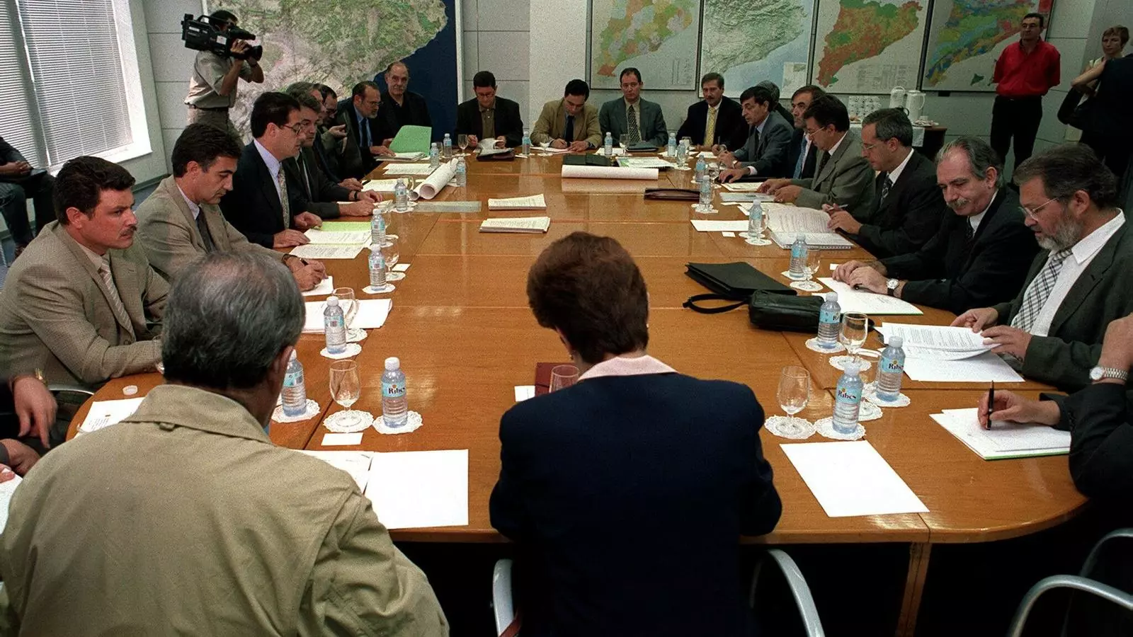 Imatge d’una reunió de les administracions implicades en el Pla Delta.