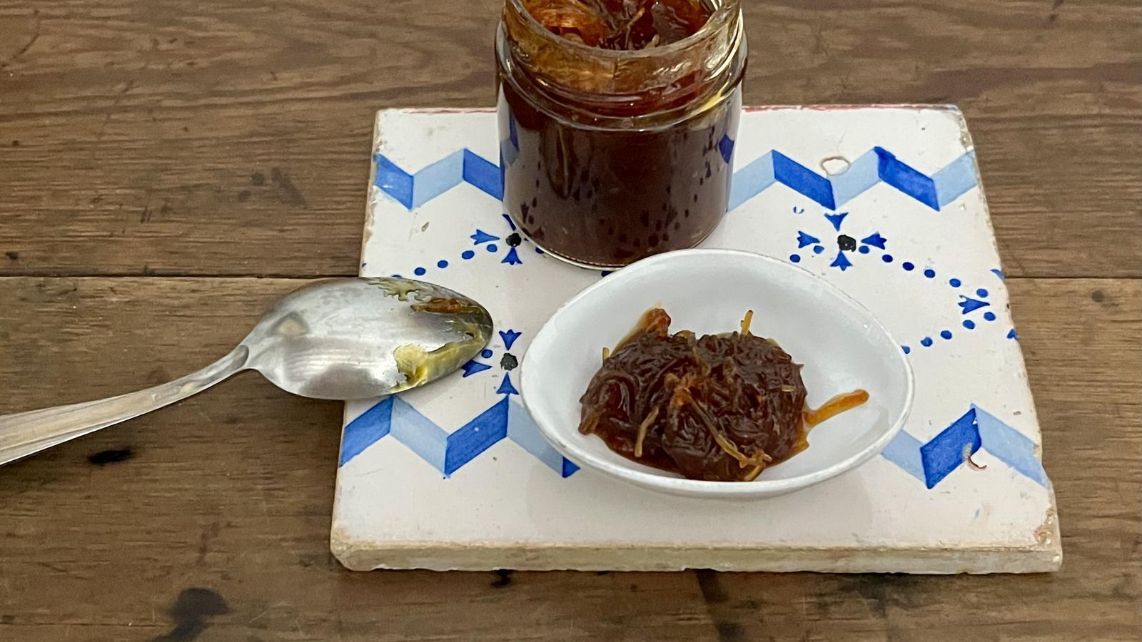 Confitura de cabello de ángel de la tía Antonina.