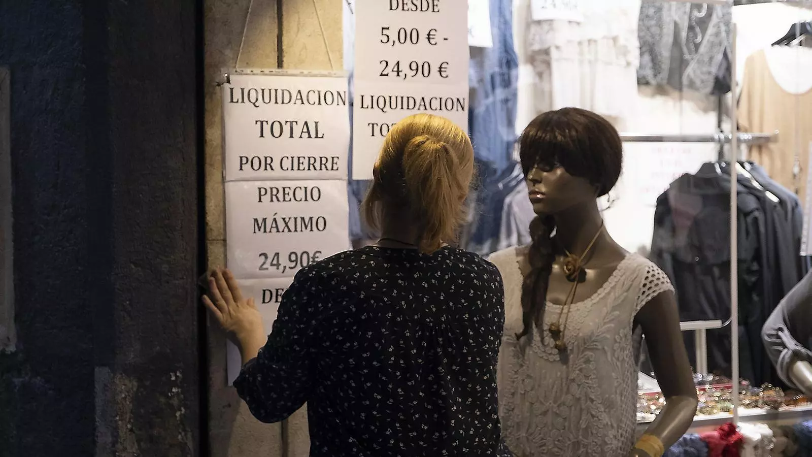 Un negoci de Barcelona en liquidació per l’impacte de la pandèmia.