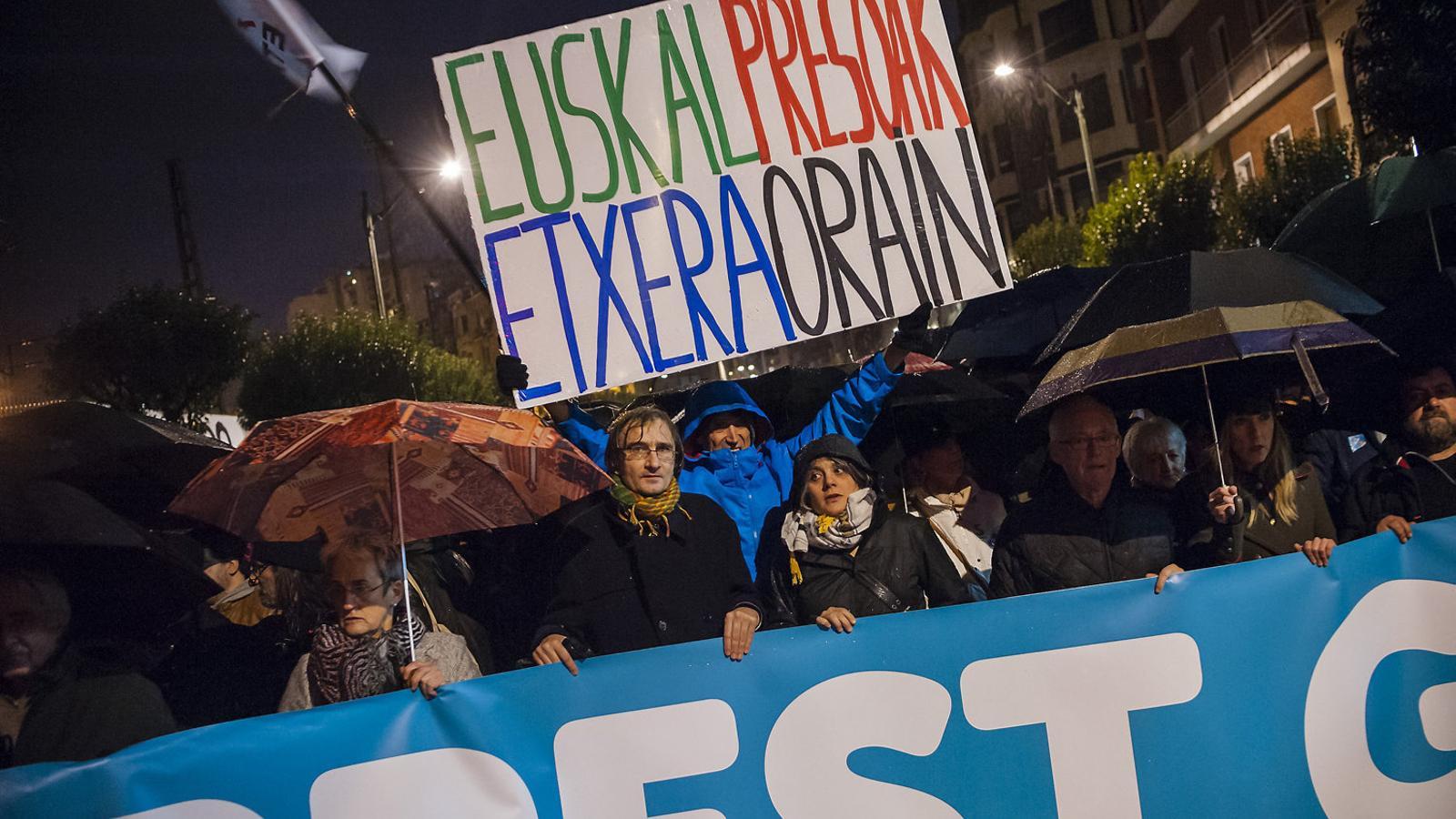 Manifestació a Euskadi per reclamar l’acostament de presos.