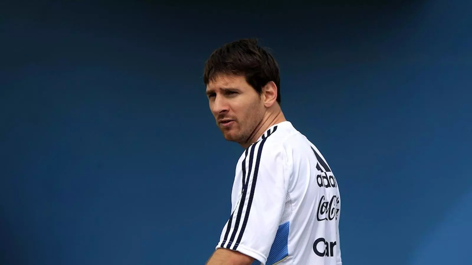 Leo Messi en una entrenament amb la selecció argentina / MARCOS BRINDICCI / REUTERS