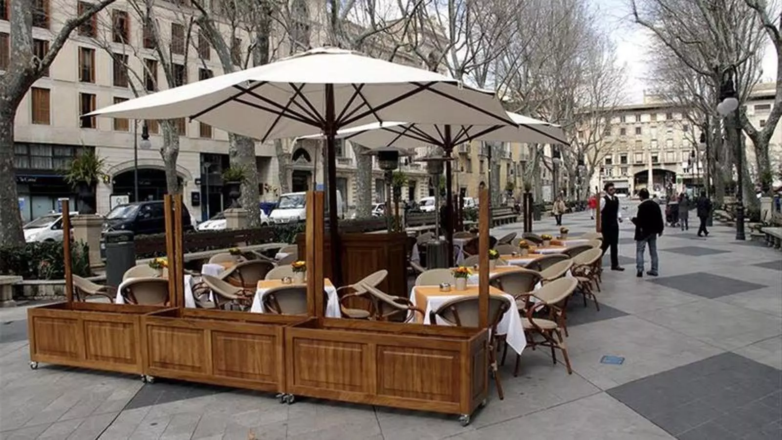 Una de les terrasses de Palma.
