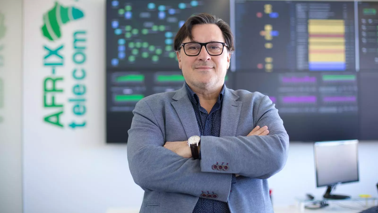 El director de tecnologia d'AFR-IX, Miguel Ángel Acero.