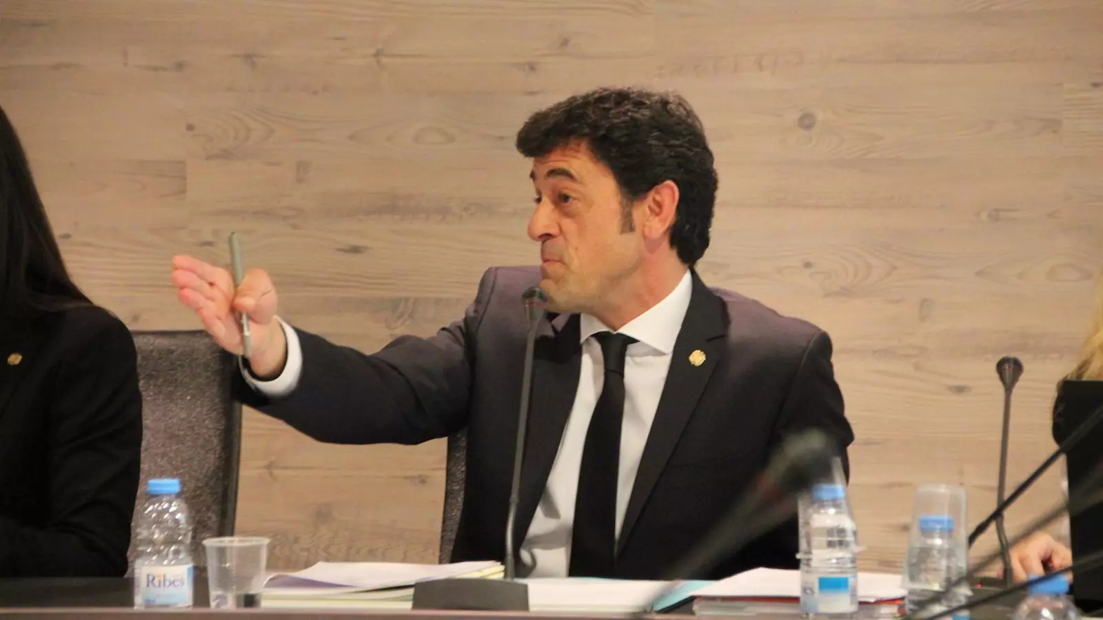 Mortés, durant el Consell de Comú / C.G.