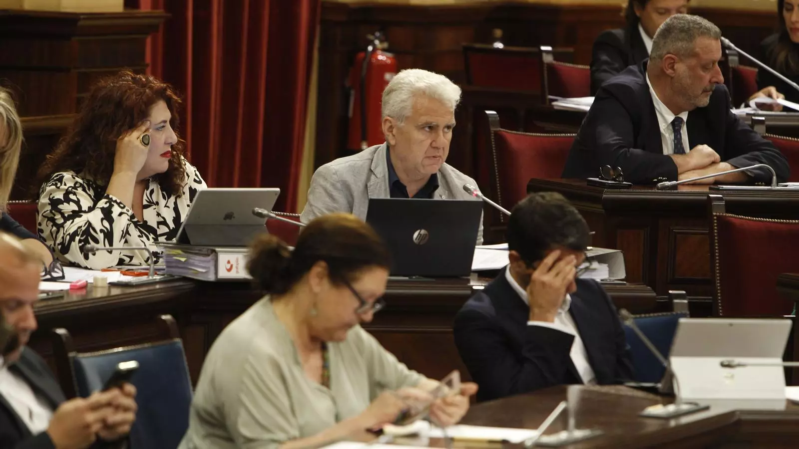 El portaveu d'El Pi, Josep Melià, en el Parlament.