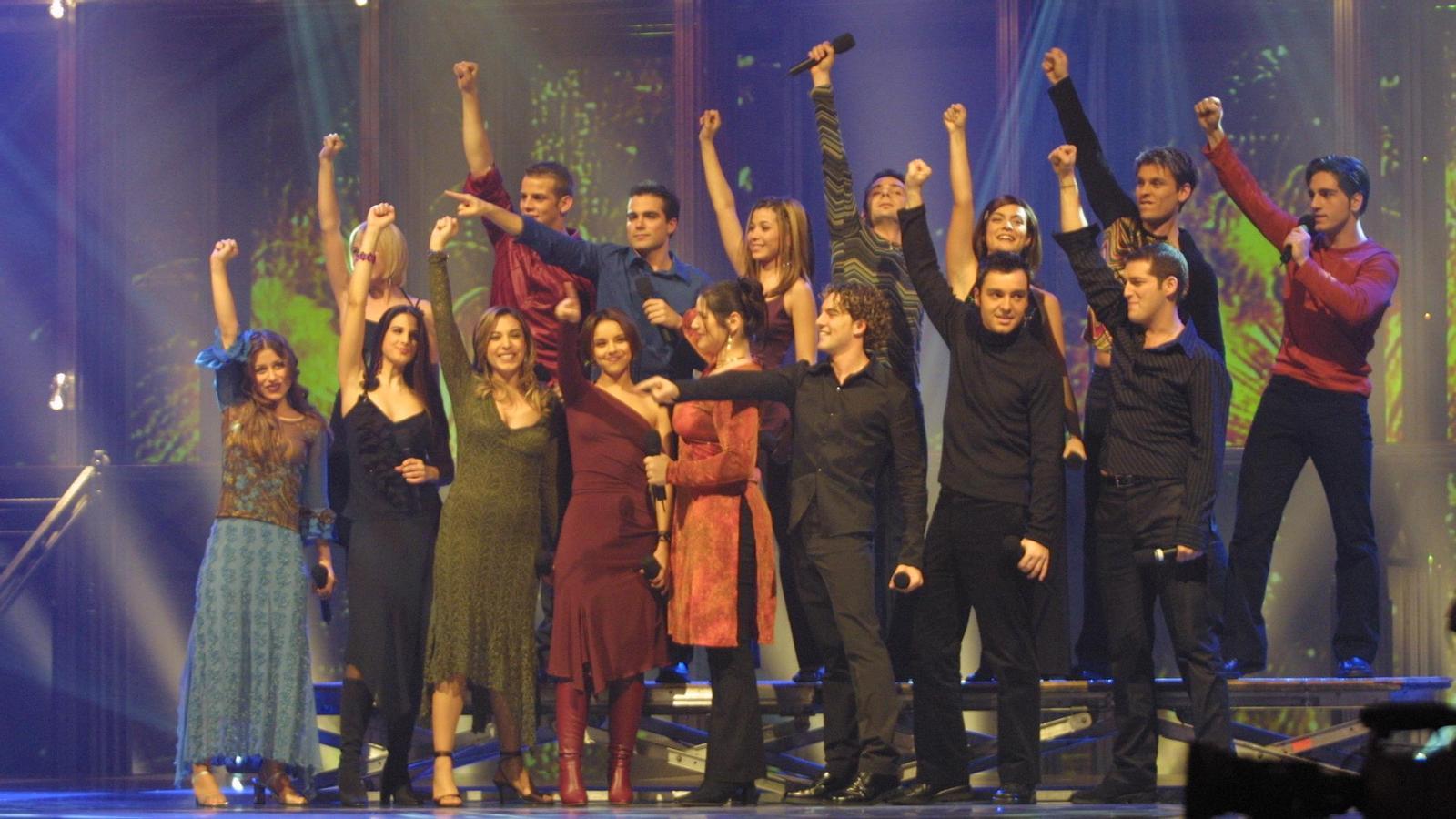 The contestants of the first edition of 'OT'