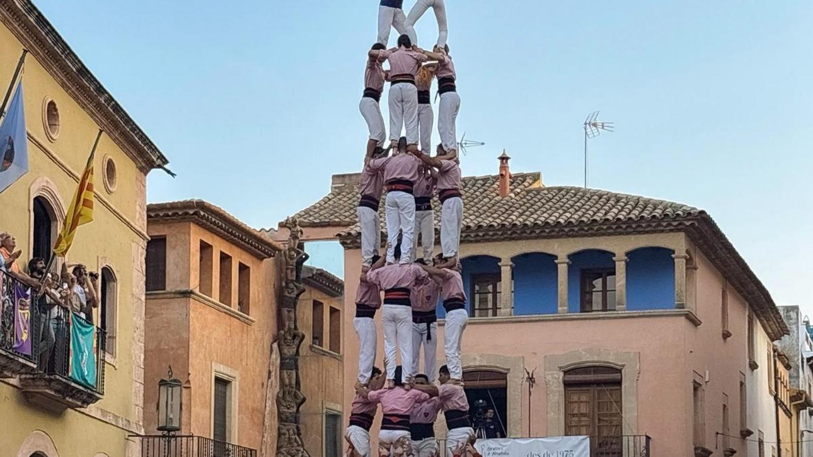 The 4d9f of the Xiquets de Tarragona this Saturday in Altafulla