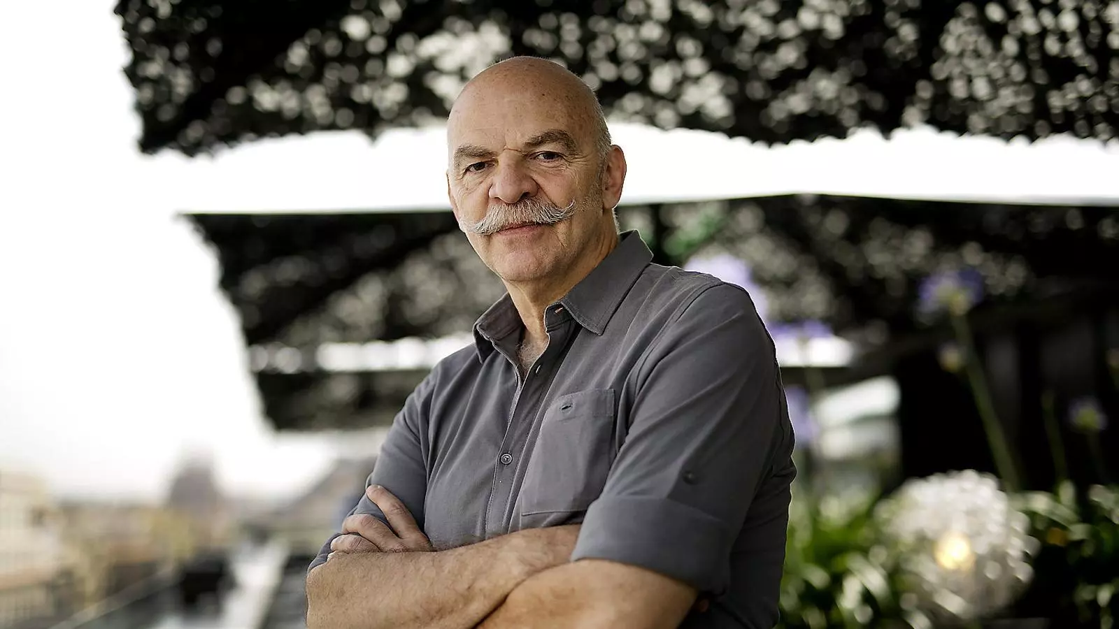 Martín Caparrós a l’Hotel Condes de Barcelona aquest dilluns al migdia.