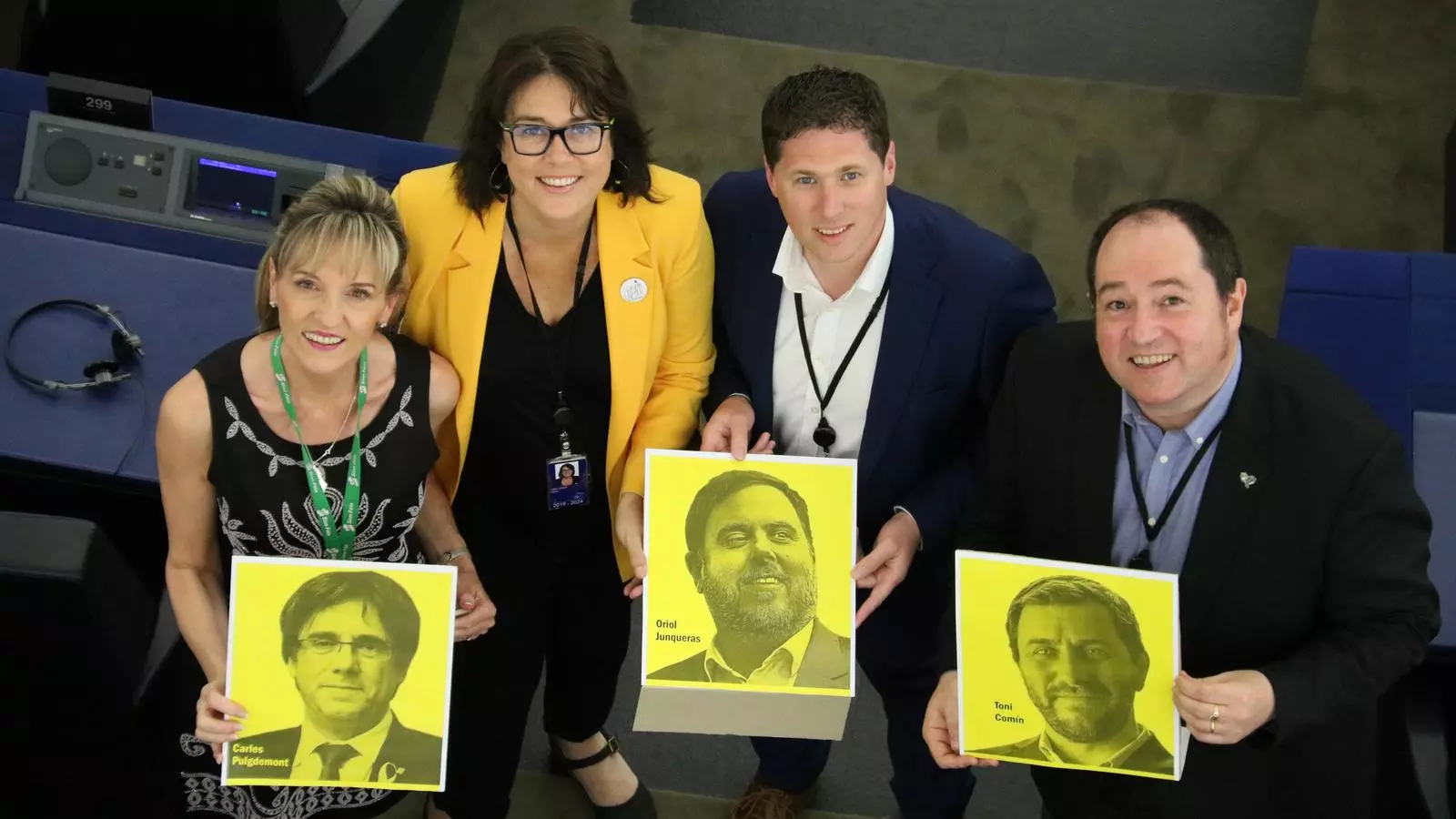 Una quarantena d'eurodiputats demanen empara a l'Eurocambra per protegir la immunitat de Puigdemont, Junqueras i Comín