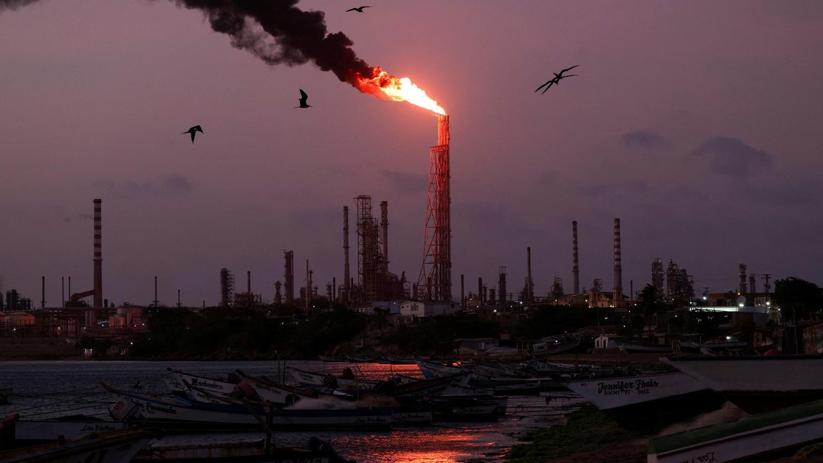 The Punta Cardon refinery.