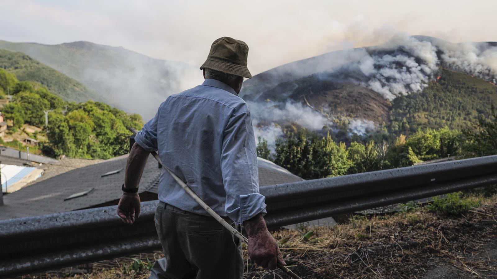The O Courel fire, in Lugo.