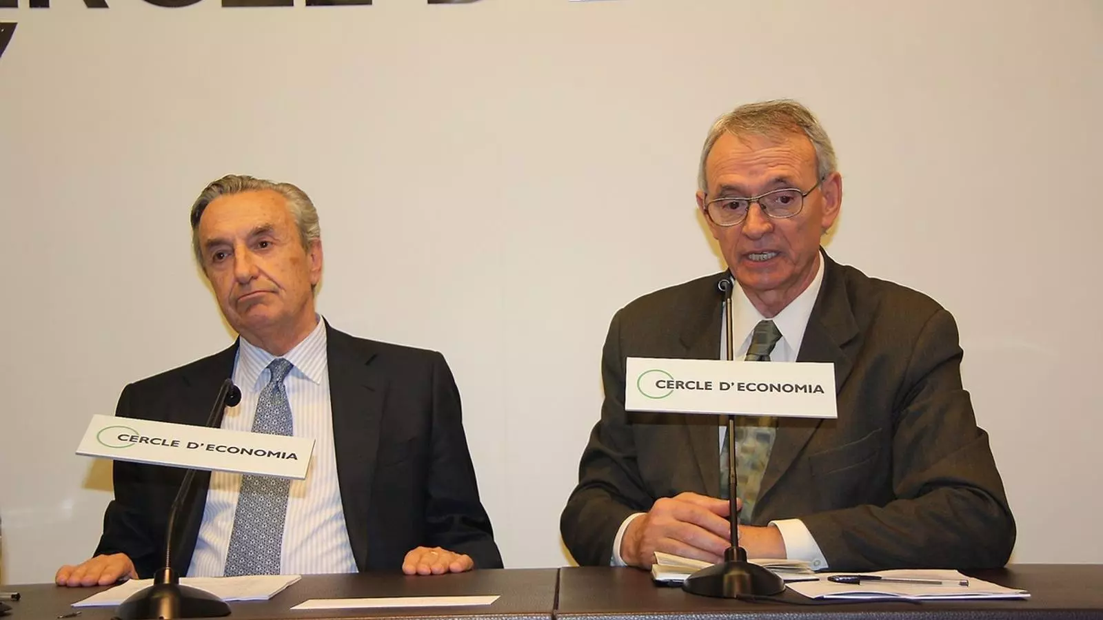Marín Quemada (esquerra) va demanar més transparència en els lobis.